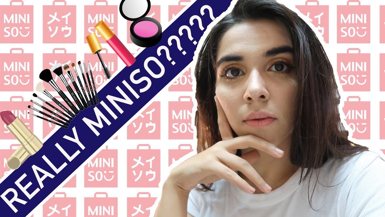 *FULL* Face Of Miniso Makeup Under ₹2000?! 10 Affordable Items For Beginners | Heli Ved
