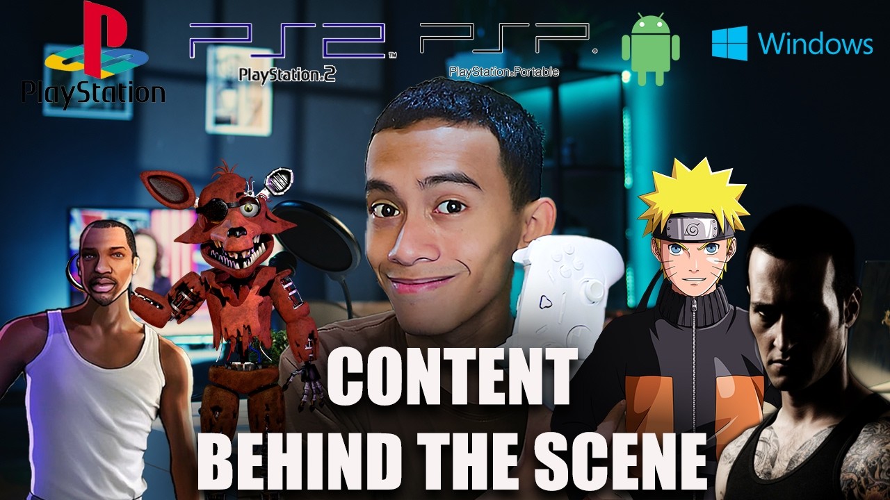 BEHIND THE SCENE KONTEN KONTEN UNTUK LIBUR LEBARAN NANTI... ( MOST WANTED FNAF 2 NARUTO DAN GTA )