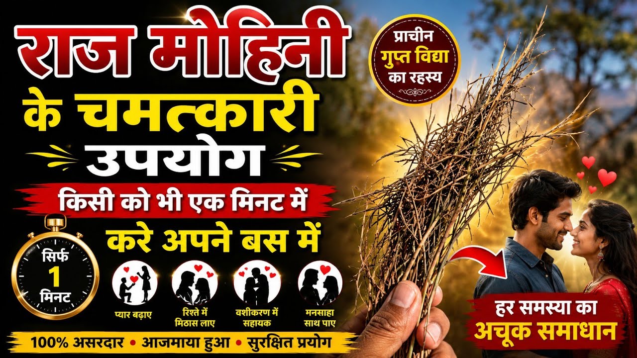 राज मोहनी जड़ी !मोहनी जड़ी कैसी होती है !उस के तांत्रिक उपयोग !raj mohni!!