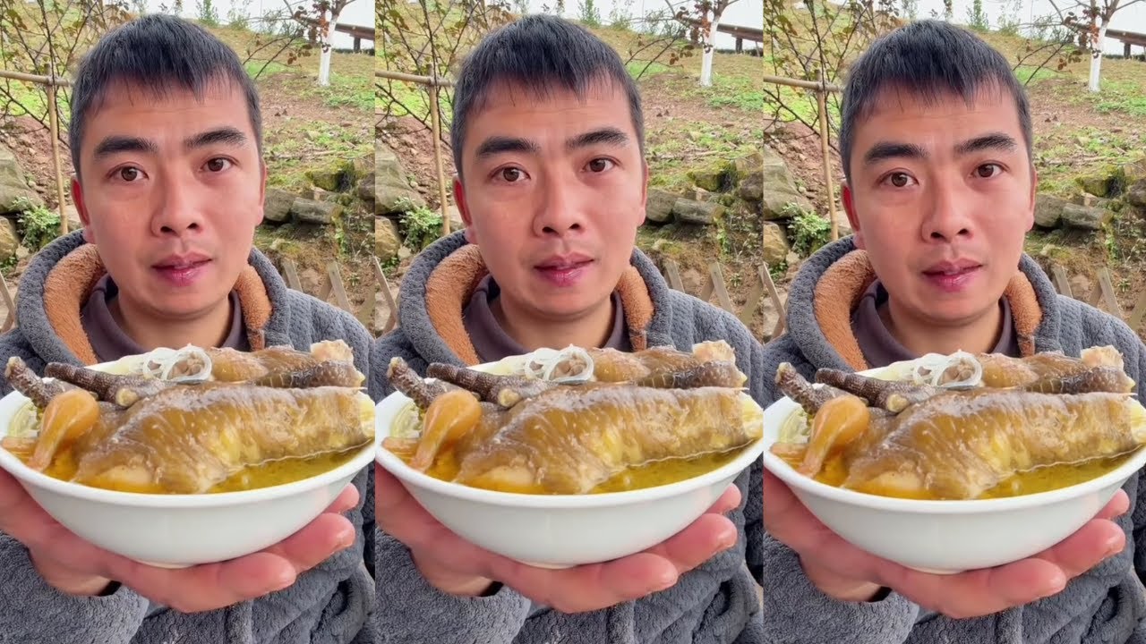 Satisfying Eating Show: Rural Chicken Soup | Home-Cooked Supper Delicious