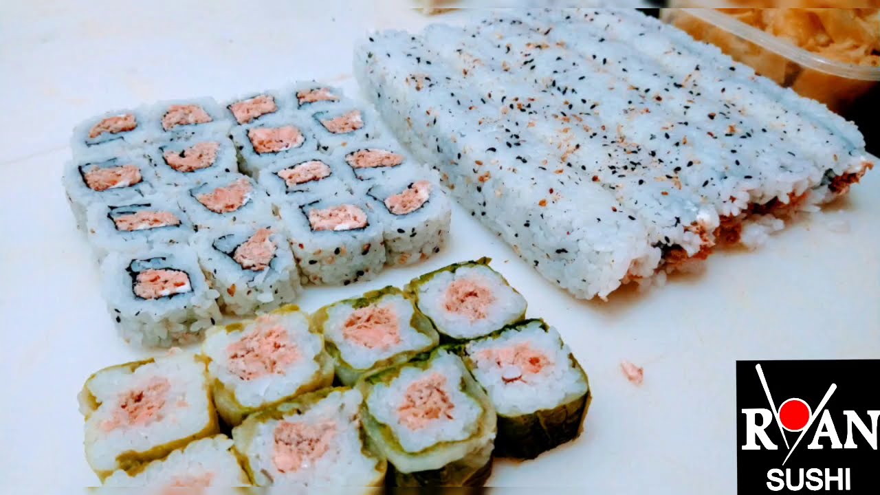 uramaki de salmão grelhado | com Ryan Sushi | aprenda como fazer