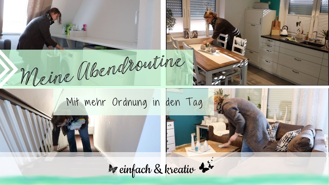 Meine Abendroutine - Mehr Ordnung am nächsten Tag | Die Ordnungsfee