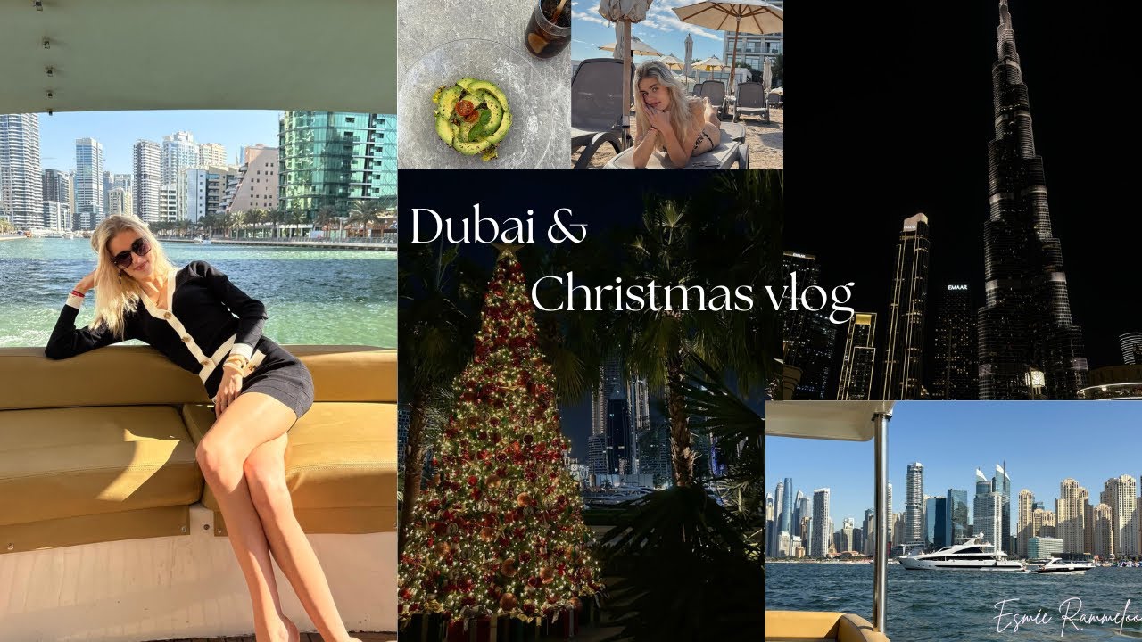 DUBAI & CHRISTMAS VLOG💎🤍| from winterescape to christmasmarket #vlog3