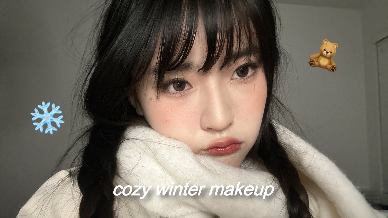 Урок по созданию уютного зимнего макияжа ❄️🧸🤍
