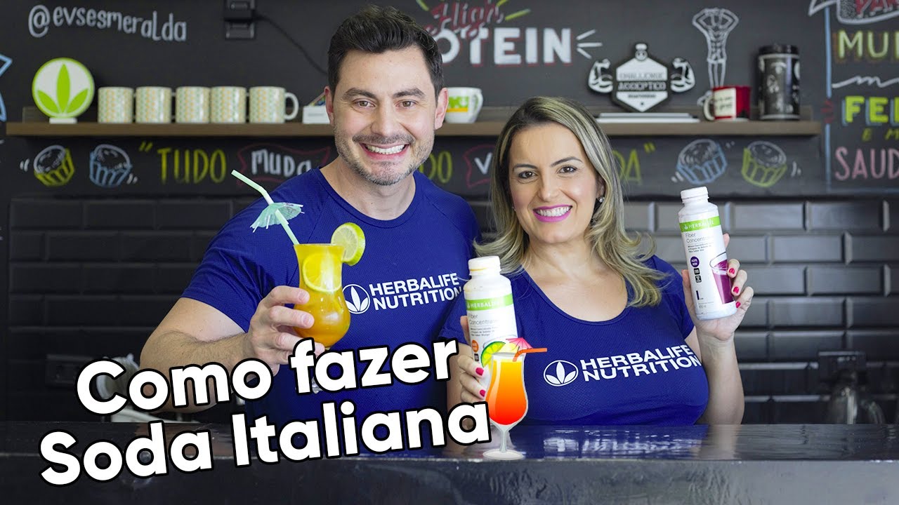 Receita de Soda Italiana Herbalife Nutrition