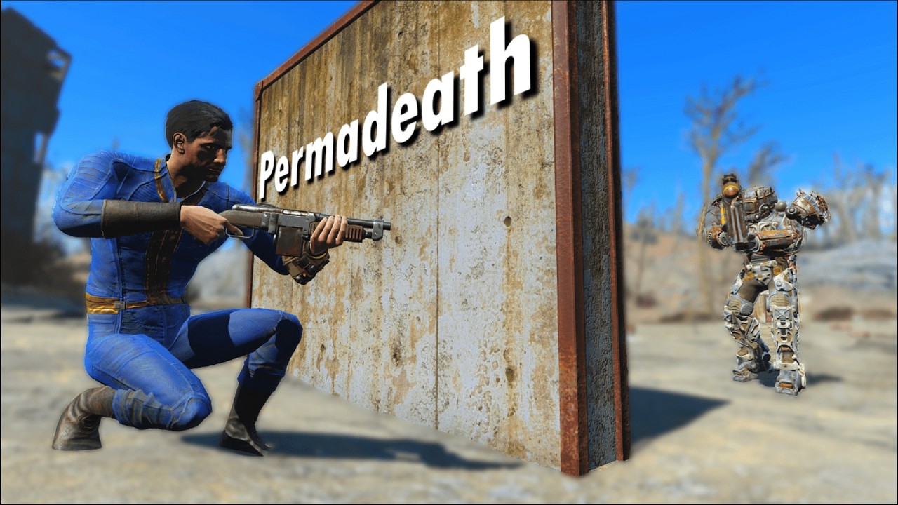 Одна жизнь. Без лечения. Fallout 4: перманентная смерть.