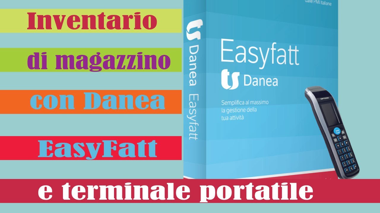 Inventario di magazzino con Danea EasyFatt e terminale portatile