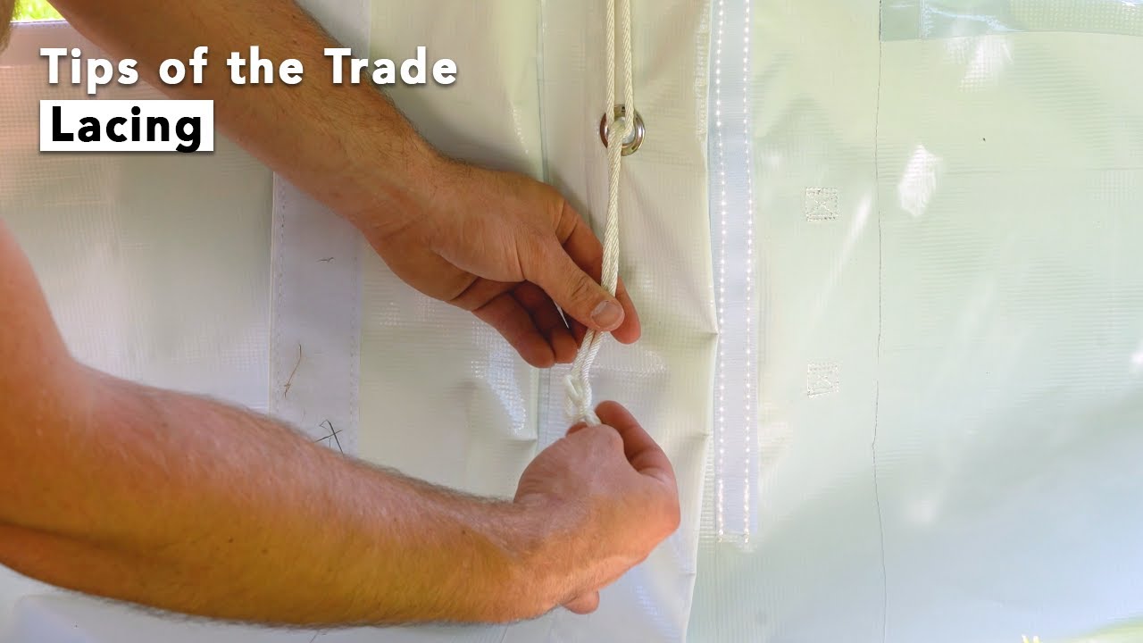 Tent Lacing | Tips of the Trade