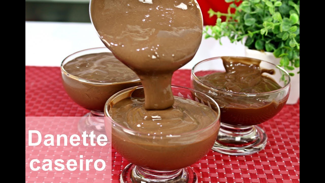Como fazer Danette caseiro   Super parecido com  original