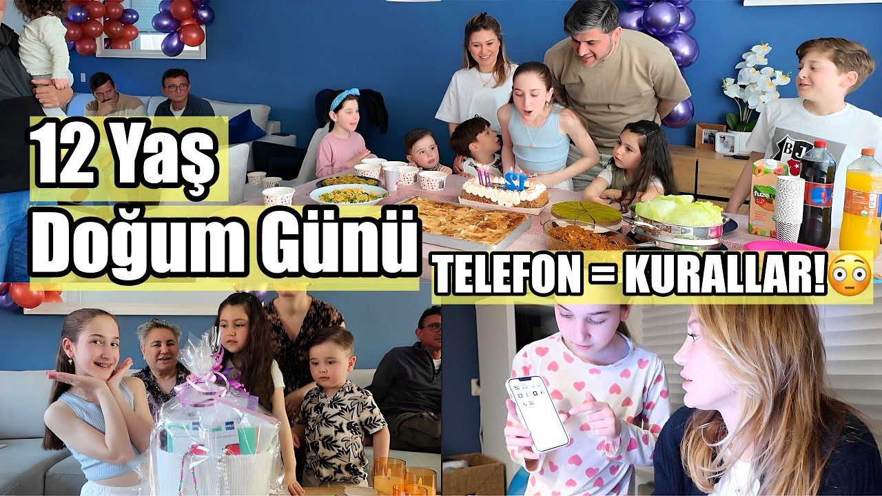 TELEFONU VAR AMA ÖZGÜRLÜK YOK! 📱🚫 Kuralları Konuştuk + 12 Yaş Doğum Günü Vlogu 🎂🎉