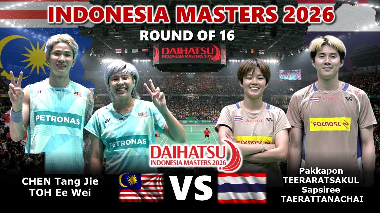 CHEN Tang Jie / TOH Ee Wei vs TEERARATSAKUL / TAERATTANACHAI | Indonesia Masters 2026 Badminton