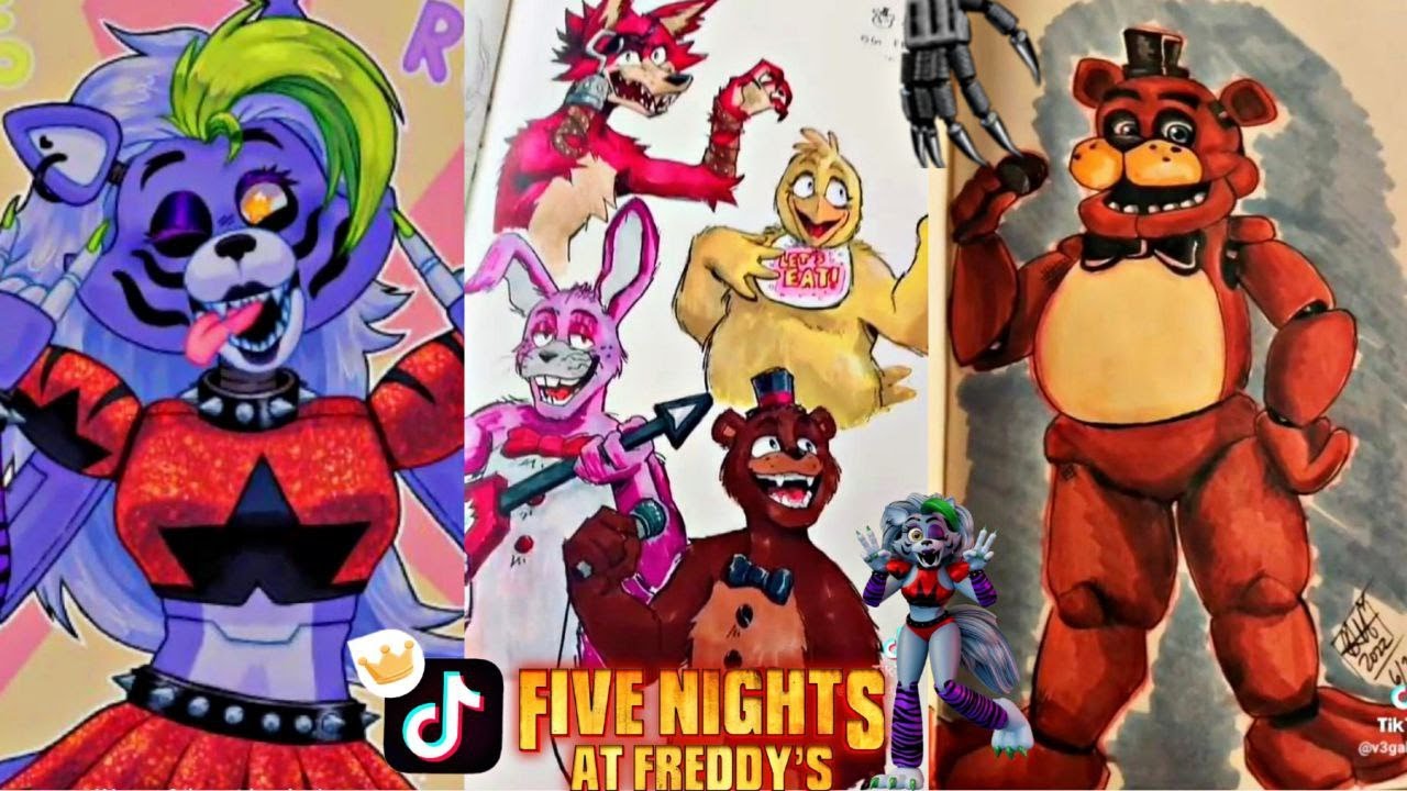 FNAF Art/Animation/Drawing - TikTok Compilation (Five Nights At Freddy&rsquo;s) #3