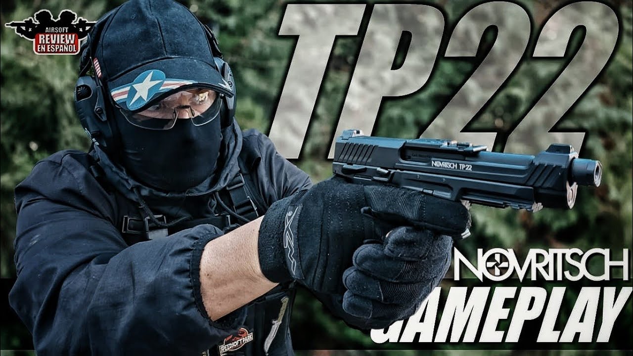 TP22 GBB  Novritsch Gameplay | Airsoft Review en Español