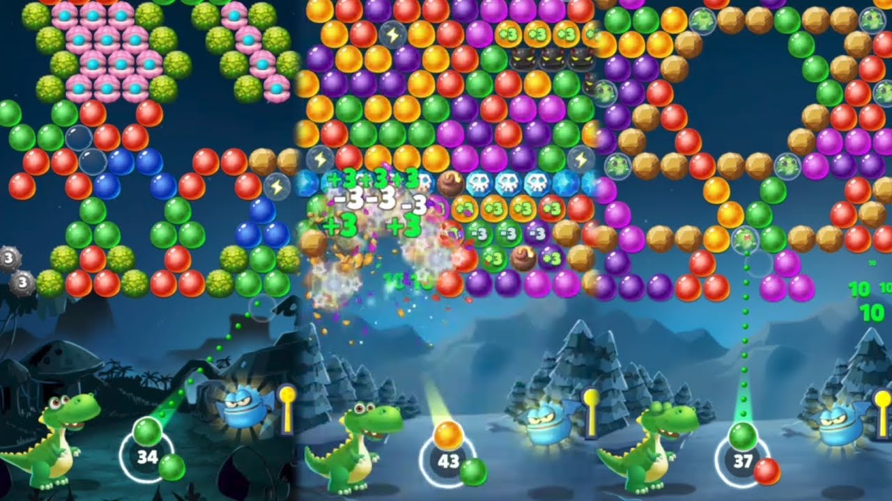 Bubble Shooter,Level-670 to Level-679 Hard Level #puzzle #gameplay 