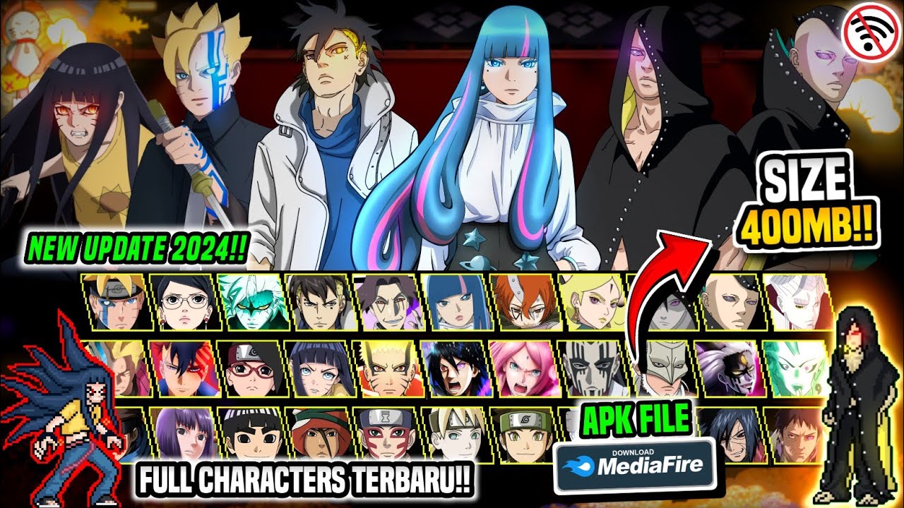 NEW UPDATE‼️Naruto Senki Mod Boruto Two Blue Vortex New 2024!! FULL Best Characters