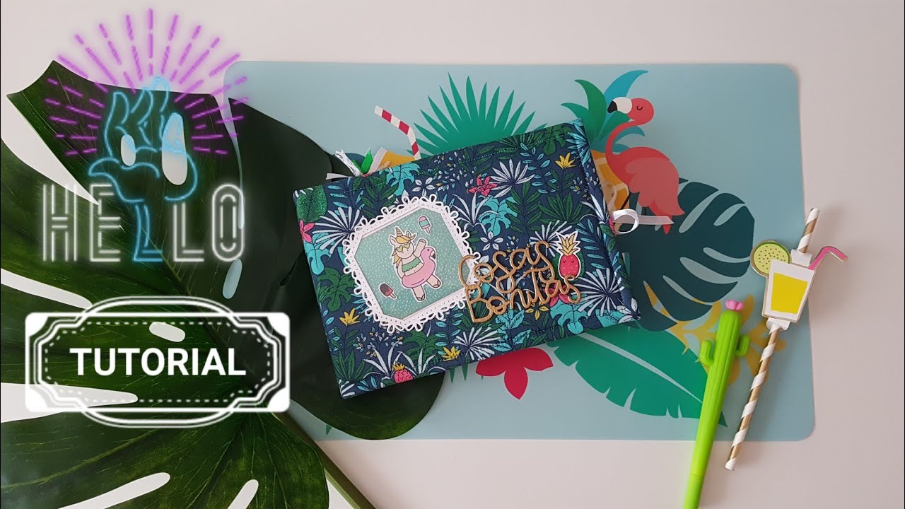 ¡Encuadernación fácil y rapida! Mini-álbum instax fotos instantaneas tutorial