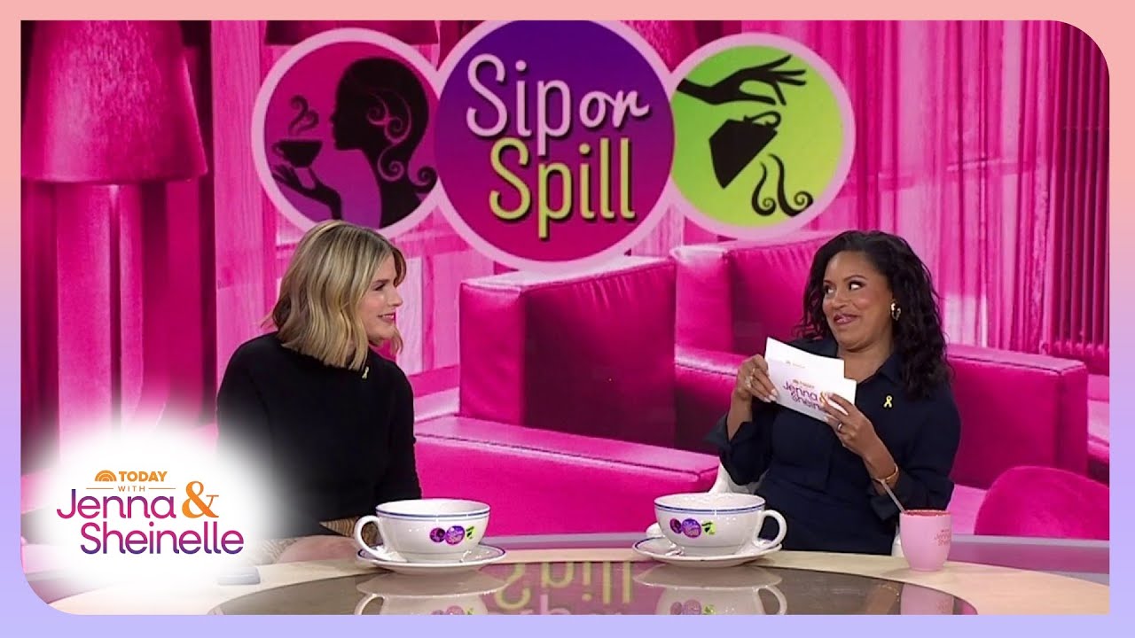 Jenna and Sheinelle Answer Probing Questions in ‘Sip or Spill’