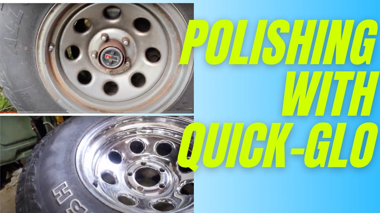 TAKING RUST off CHROME the EASY WAY - Quick-Glo polish!