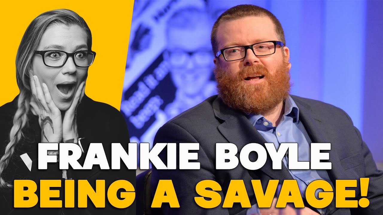 MOST SAVAGE FRANKIE BOYLE MOMENTS | AMERICAN REACTS | AMANDA RAE