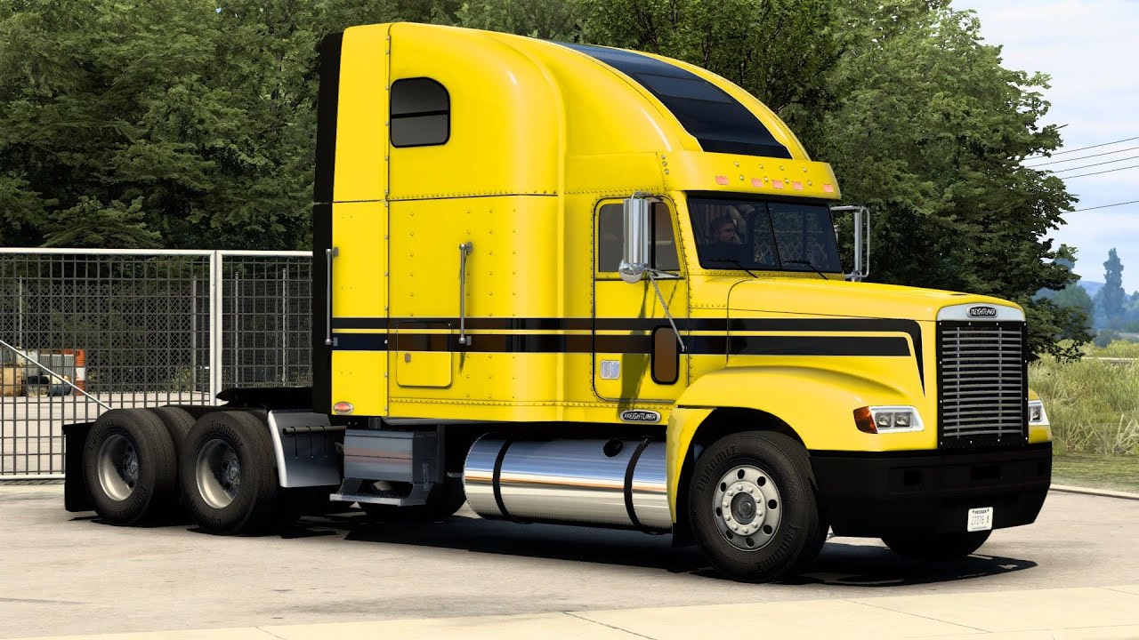 ATS - Freightliner FLD Transporting Dumpsters from Fort Collins