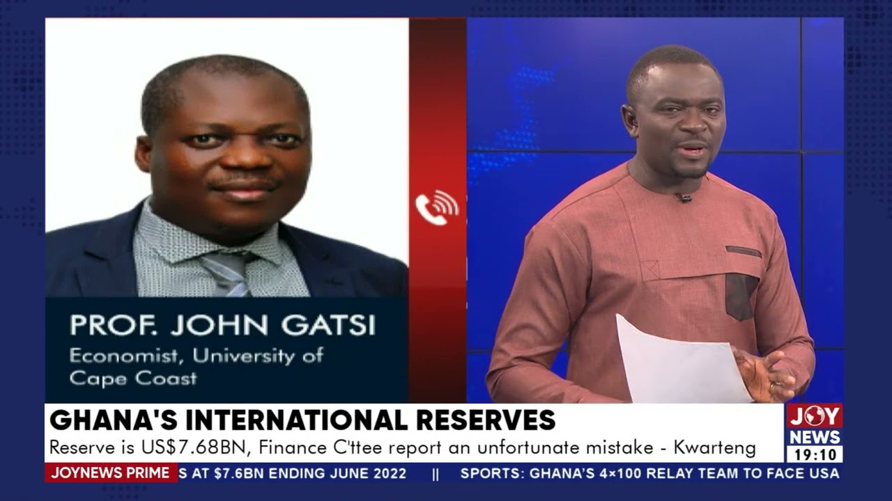 Ghana's International Reserves: Reserve is US$7.68BN, Finance Cttee reported an unfortunate mistake