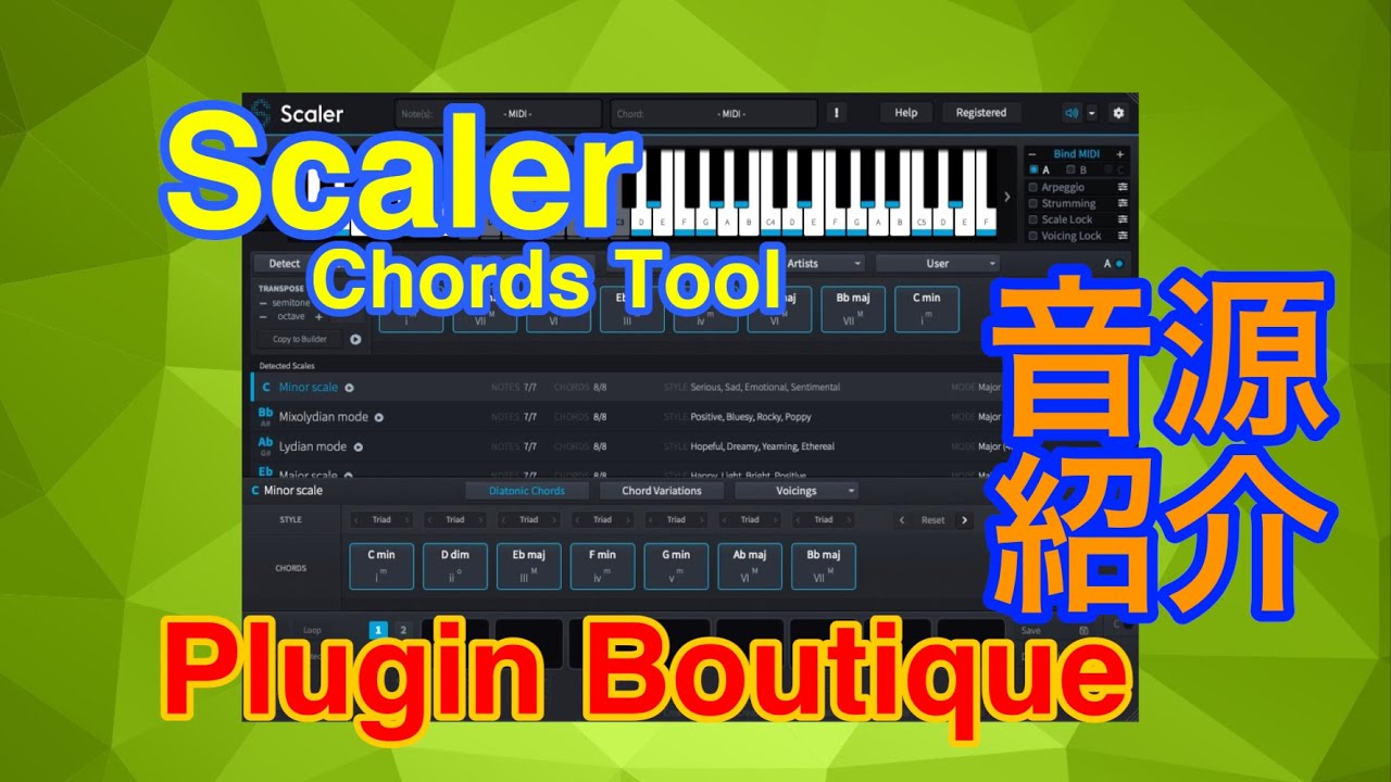 【Preset】Scaler 音源紹介 Plugin Boutique