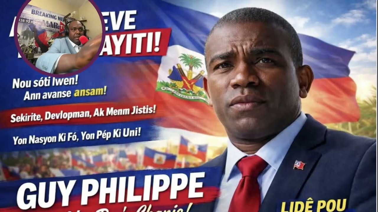 7FEVRIER SE GUY PHILIPPE LI YE! LE PEUPLE HAÏTIEN A CHOISI GUY PHILIPPE POUR ÊTRE PRÉSIDENT D'HAÏTI
