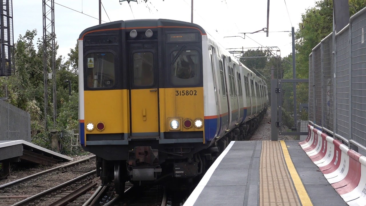 London Overground trains at Seven Sisters Station on 16th October 2020