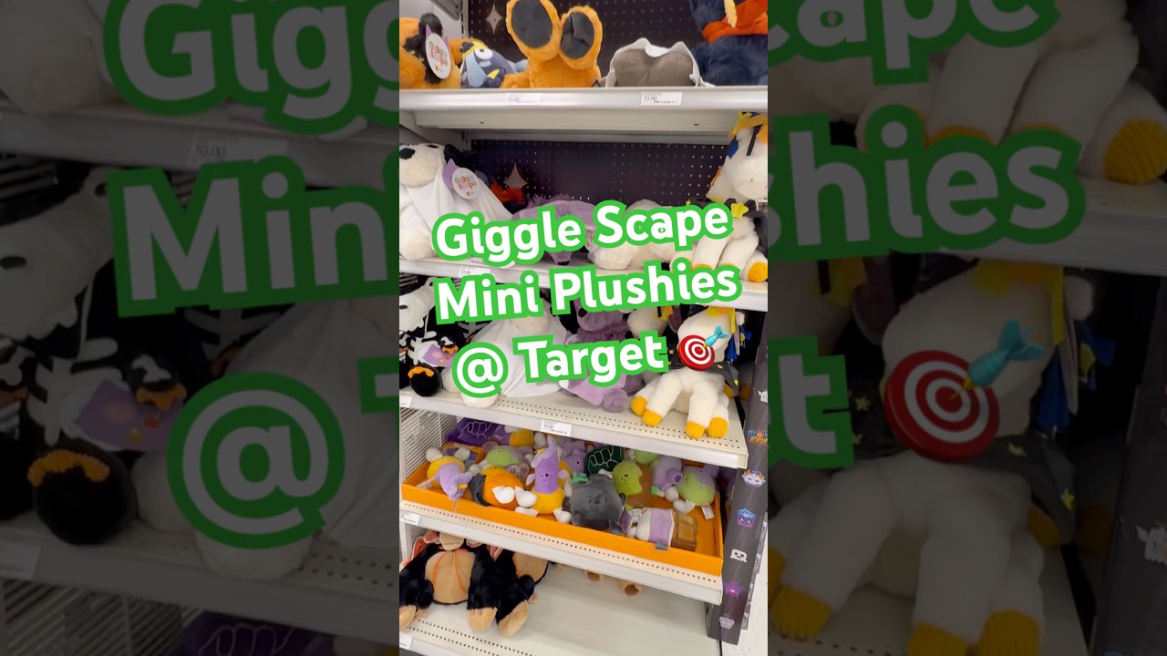 Giggle scape mini plushies @target ! #shorts #halloween #target #plushies #spooky #spookycute