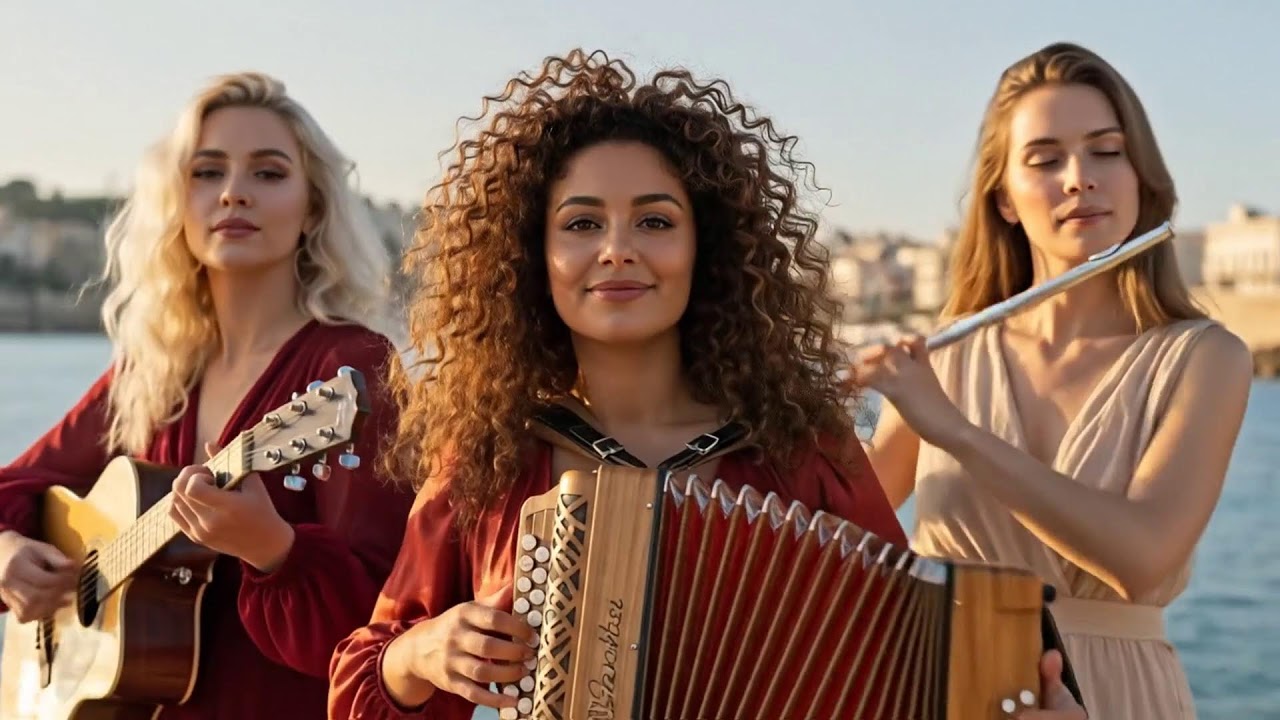 Amber Skies of Granada | Cinematic Flamenco Guitar, Sax, Accordion & Flute