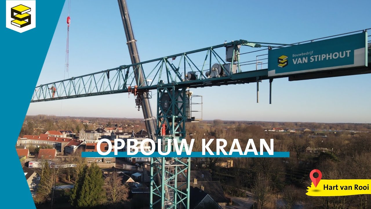Onze eigen torenkraan bij Hart van Rooi, Sint-Oedenrode! 🏗
