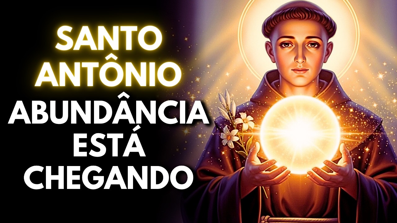🔥 OUÇA AGORA APENAS 1 VEZ A ORAÇÃO DE SANTO ANTÔNIO E O DINHEIRO APARECE NO MESMO DIA DO NADA!