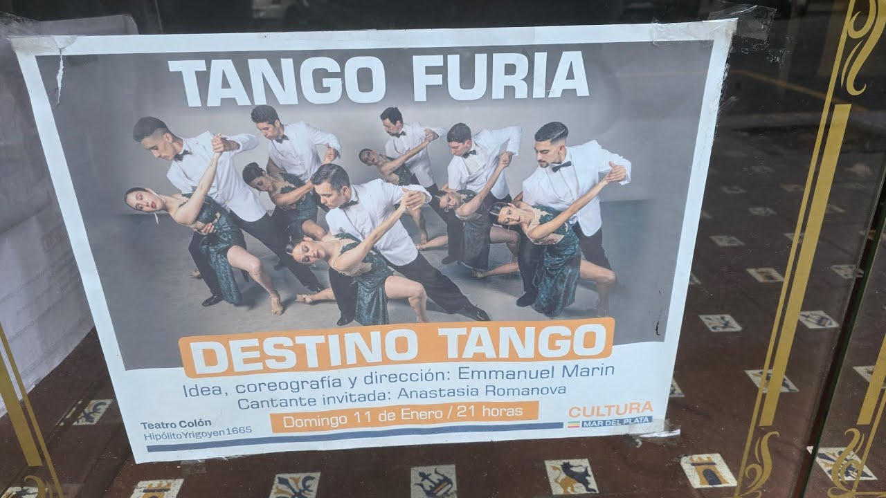 Destino Tango :Tango Furia ( Emmanuel Marin,Lola Gutiérrez)  2026. 1 .11  마델플라타 콜론극장