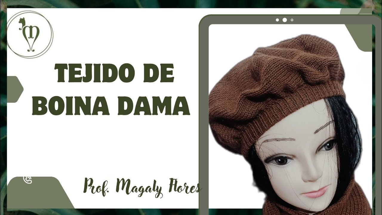Cómo tejer BOINA de dama?