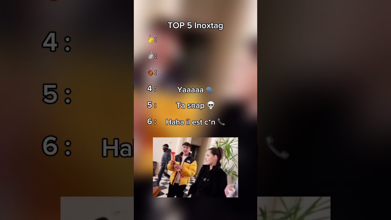 Inoxtag best-of 🤣🤣 #top5 #humour #bestmoments #drole #inoxtag #inox
