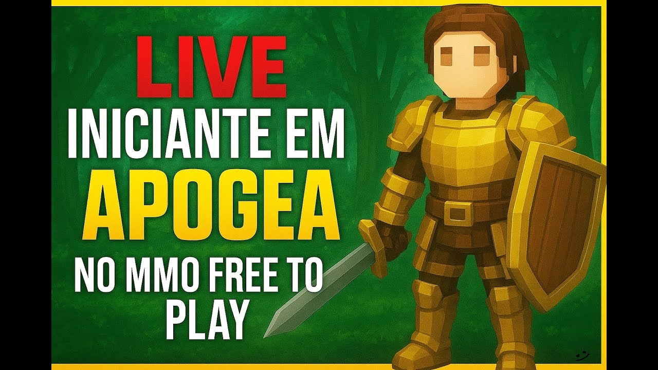 APOGEA novo MMO RPG (BUILD KNIGHT TANK) Primeiros passos