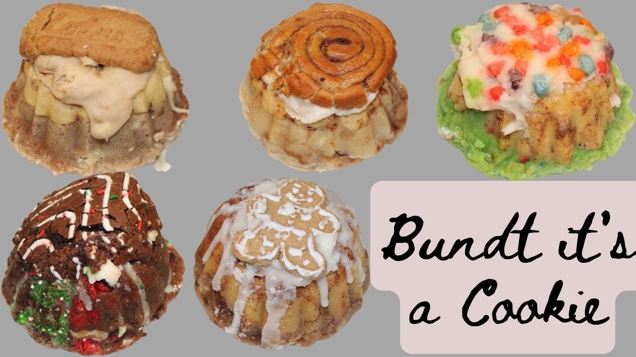 Bundt It’s A Cookie: Cinnful, Cookie Butter, Gingerbread, Little Debbie Christmas Tree, Yeahhh Buddy