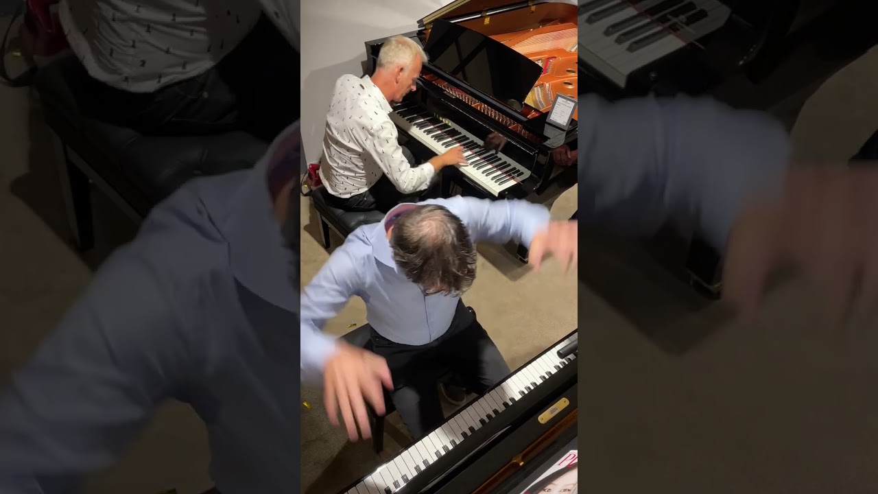 Cor Bakker & Peter Baartmans improviseren op een Wals van Chopin