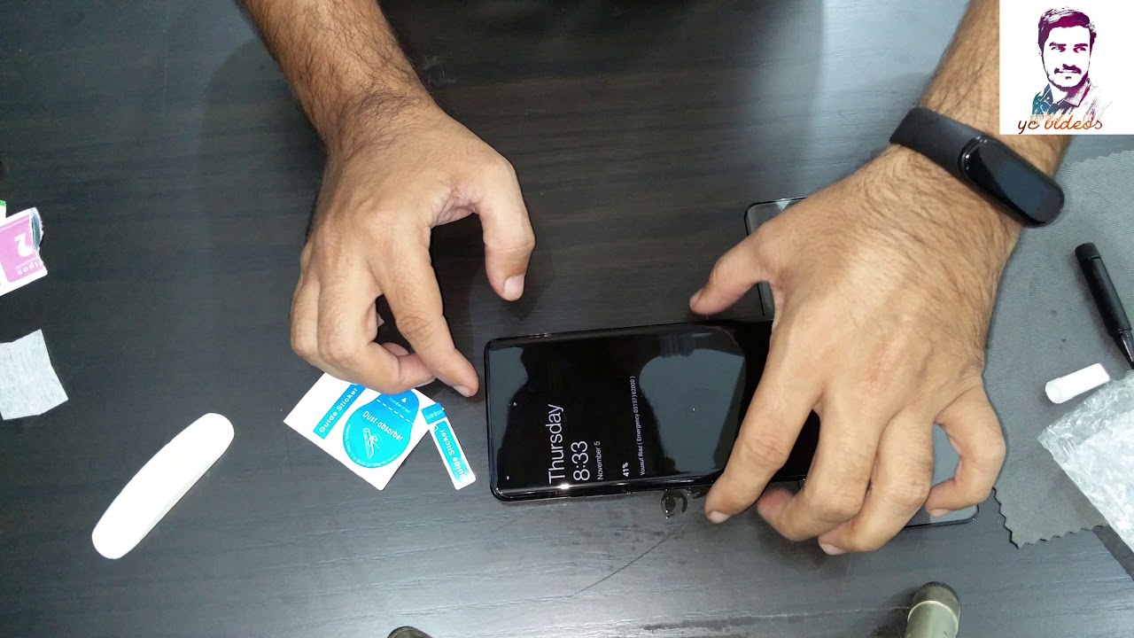 oneplus 8 pro UV glass screen protector Detailed Installation At Home - Best Edge Display Protector
