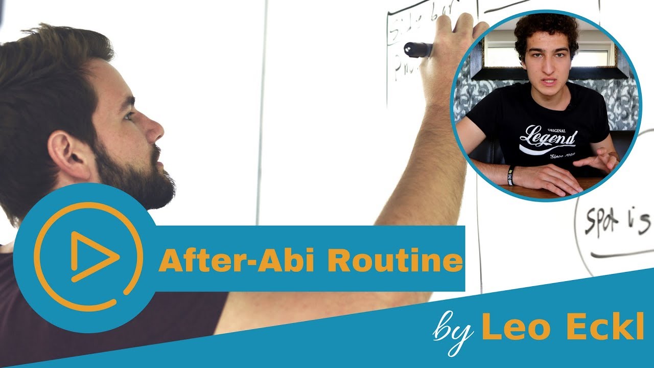 Produktive Routine nach dem Abitur aufbauen!