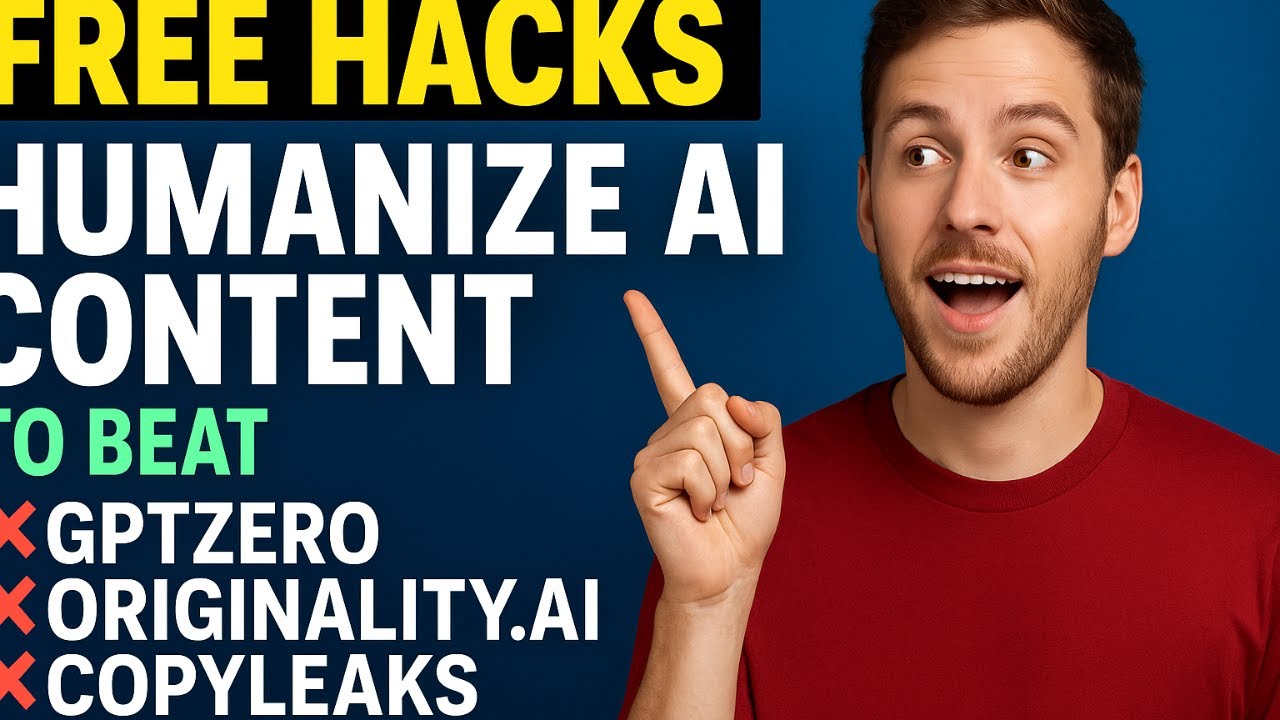 FREE Hacks: Humanize AI Content to Beat GPTZero, OriginalityAI, Copyleaks & Winston