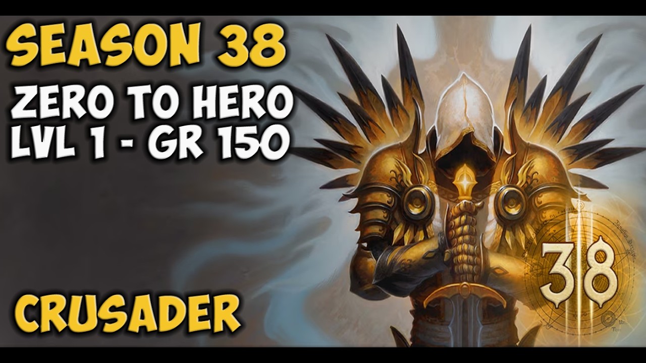 ☠️Hardcore SSF☠️Zero To Hero Crusader S38 (Lvl 1 - GR 150) !150 !rip !build !discord !youtube