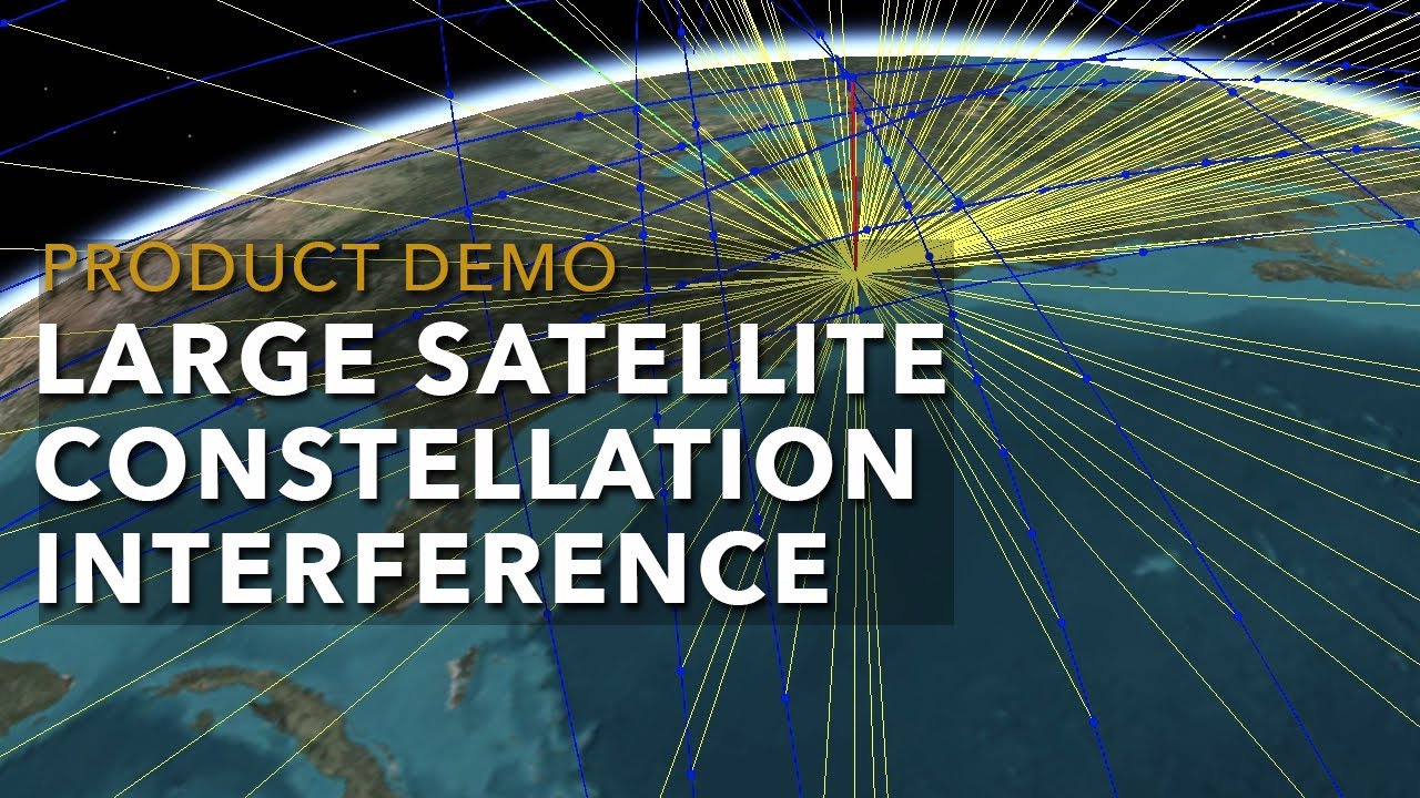 Product Demo: Large Satellite Constellation Interference