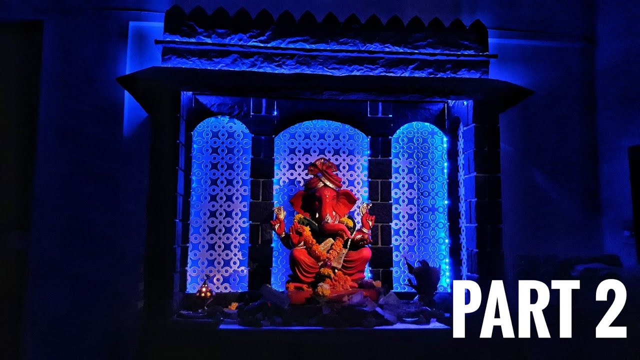 Ganpati decoration idea for home 2018
