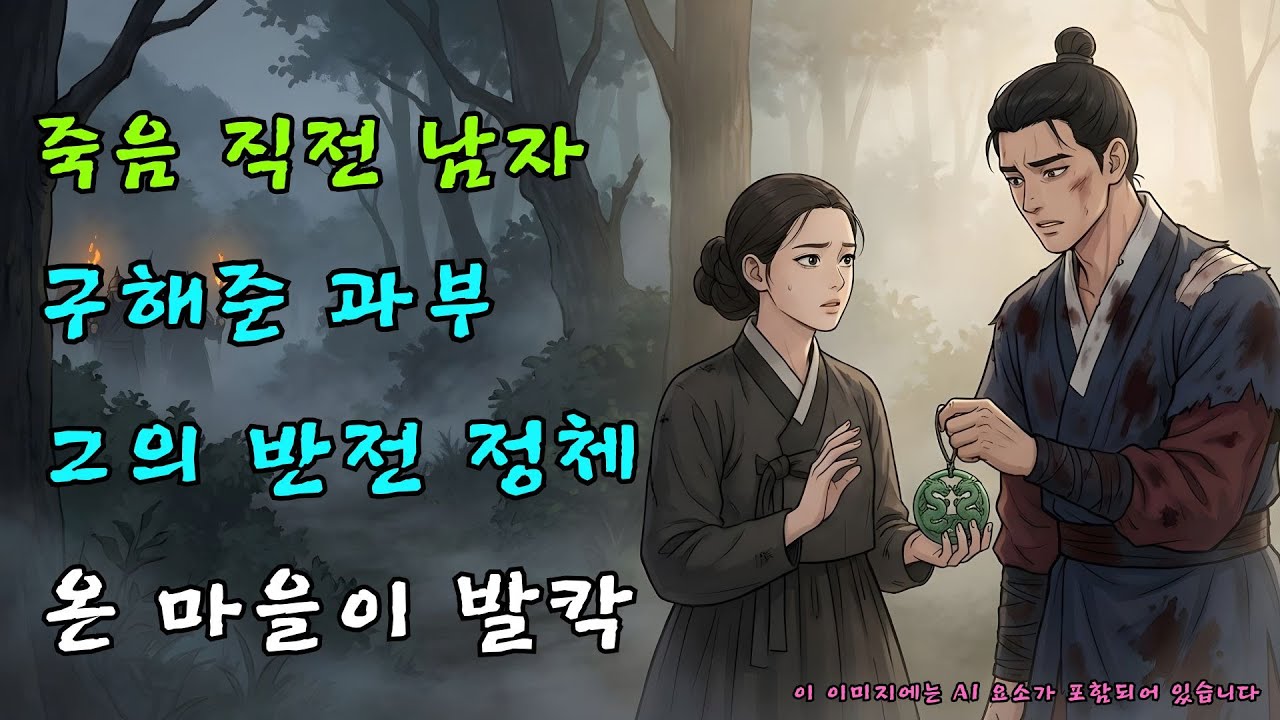죽음 직전의 남자를 살려준 과부, 훗날 나타난 그의 정체에 온 마을이 뒤집힌 이유|야담|민담|전설|설화|오디오북|조선이야기