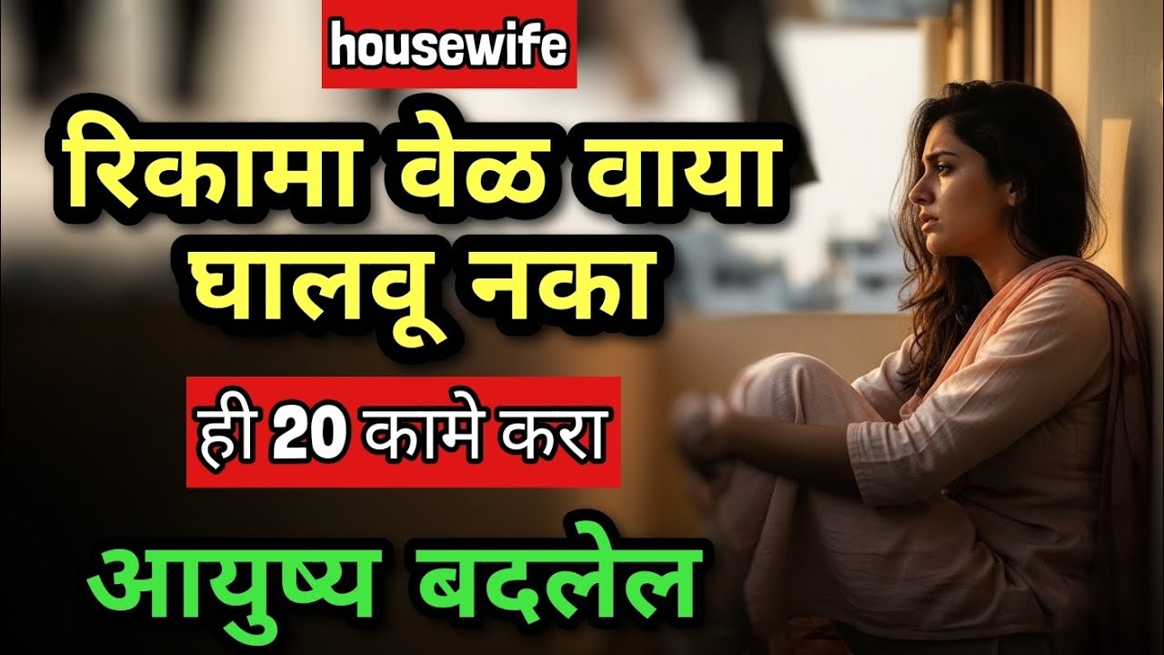 २०२६ मध्ये 20 सवयी महिलांचे आयुष्य नक्की बदलतील | Daily Motivation for Homemaker Marathi Motivation