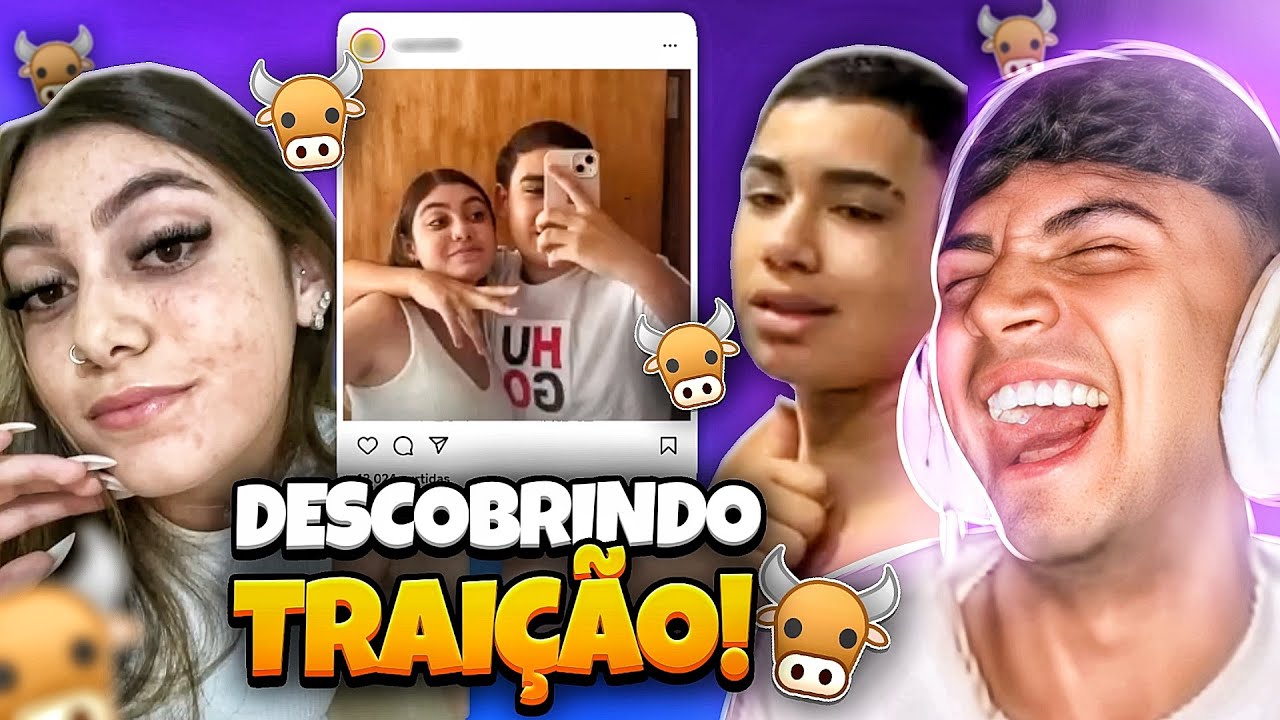 DESCOBRI UMA TRAIÇÃO REAGINDO ao INSTAGRAM dos INSCRITOS 😰