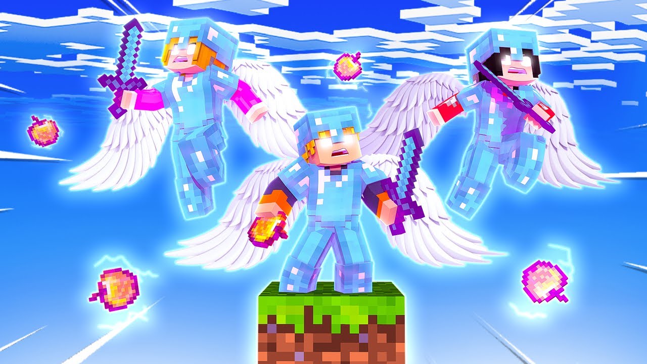 FICAMOS OVERPOWER COM 3 PESSOAS EM APENAS 1 BLOCO NO MINECRAFT