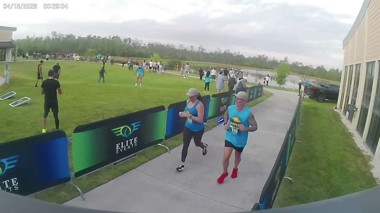 Naples Paradise Coast Half Marathon & 5k Finish Video 2026