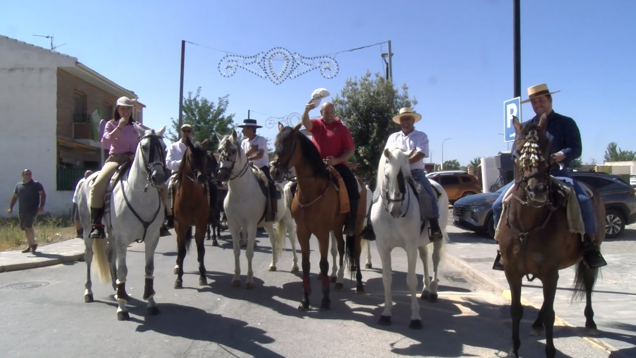 Pasacalles Ecuestre en Carrión de Calatrava en la Feria y Fiestas 2023.